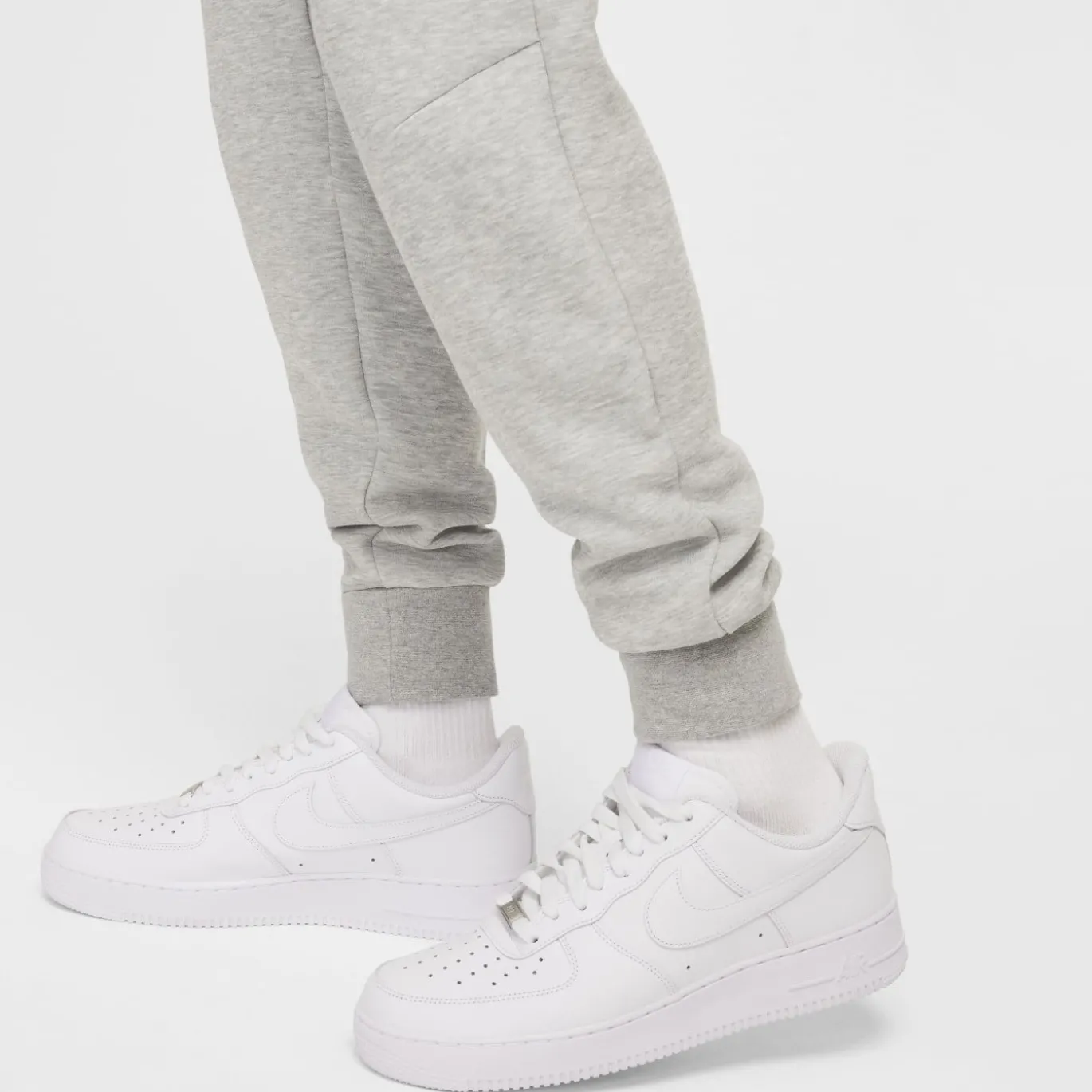 Nike Tech Fleece Sportswear Trainingspak Lichtgrijs Zwart