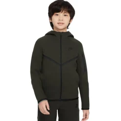 Nike Tech Fleece Sportswear Vest Kids Donkergroen Zwart