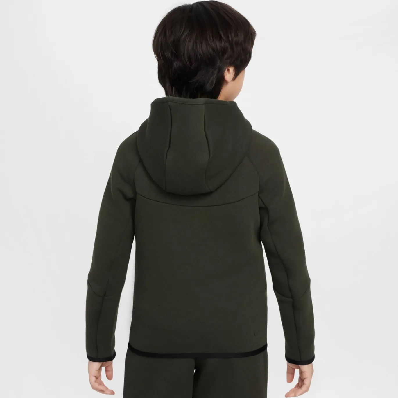 Nike Tech Fleece Sportswear Vest Kids Donkergroen Zwart