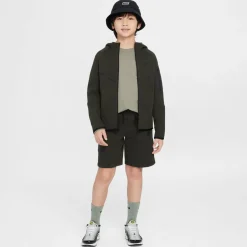 Nike Tech Fleece Sportswear Vest Kids Donkergroen Zwart
