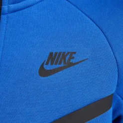 Nike Tech Fleece Sportswear Vest Kids Blauw Zwart