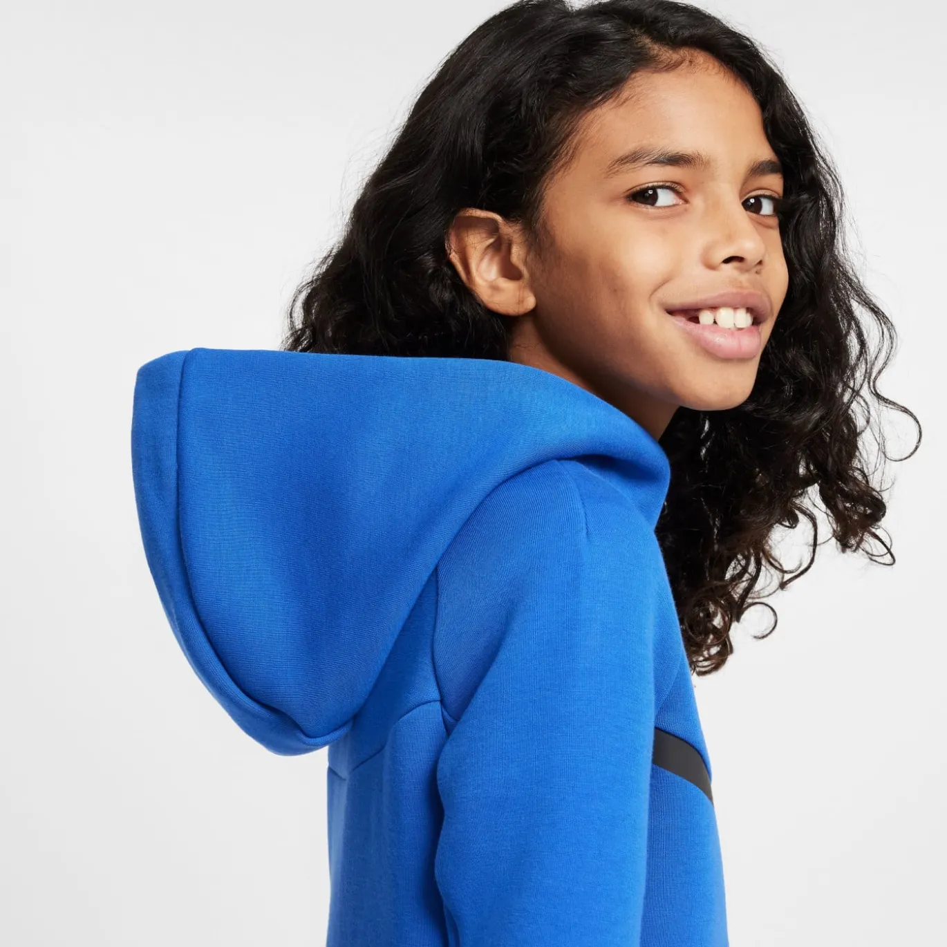 Nike Tech Fleece Sportswear Vest Kids Blauw Zwart