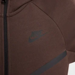 Nike Tech Fleece Sportswear Vest Kids Donkerbruin Zwart