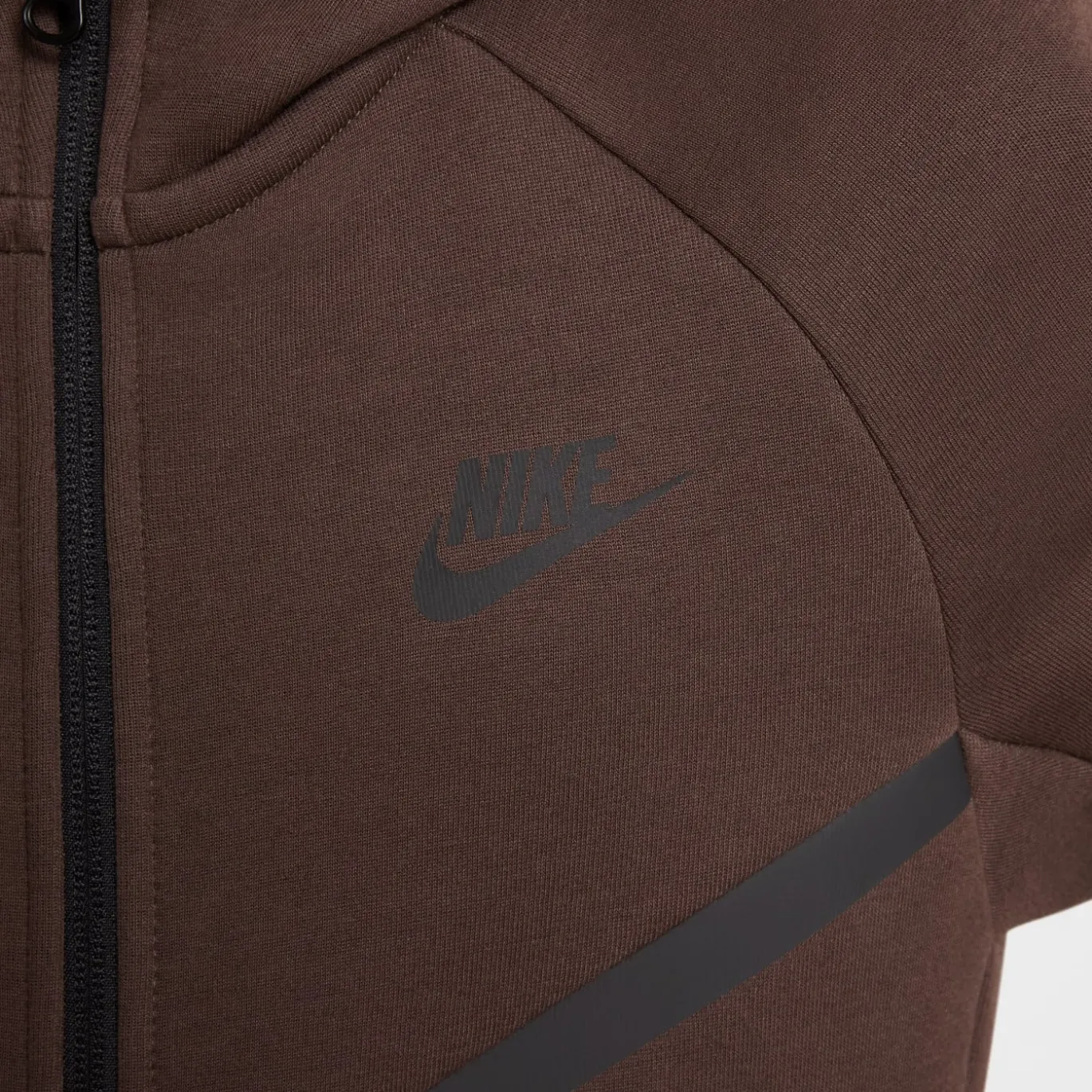 Nike Tech Fleece Sportswear Vest Kids Donkerbruin Zwart