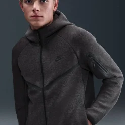 Nike Tech Fleece Sportswear Vest Donkergrijs Zwart