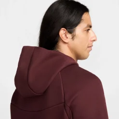 Nike Tech Fleece Sportswear Vest Bordeauxrood Zwart