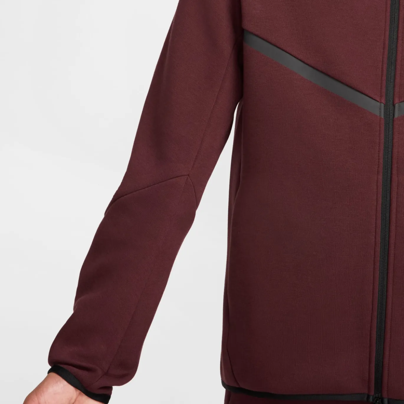 Nike Tech Fleece Sportswear Vest Bordeauxrood Zwart