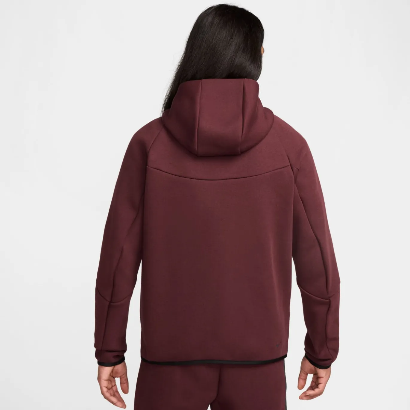 Nike Tech Fleece Sportswear Vest Bordeauxrood Zwart