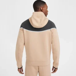 Nike Tech Fleece Sportswear Vest Beige Donkergrijs Zilver Zwart