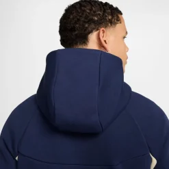 Nike Tech Fleece Sportswear Vest Donkerblauw Beige Rood