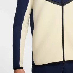 Nike Tech Fleece Sportswear Vest Donkerblauw Beige Rood