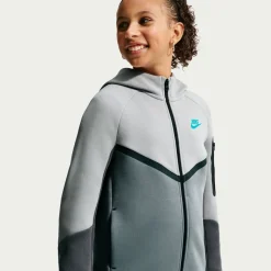 Nike Tech Fleece Sportswear Vest Kids Grijs Donkergrijs Zwart Blauw