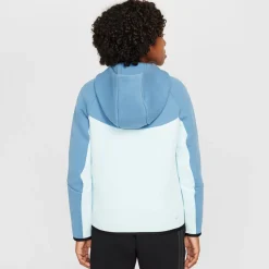 Nike Tech Fleece Sportswear Vest Kids Blauw Lichtblauw Zwart