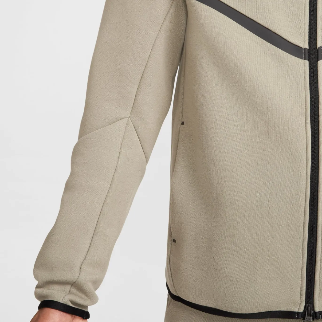 Nike Tech Fleece Sportswear Vest Olijfgroen Zwart