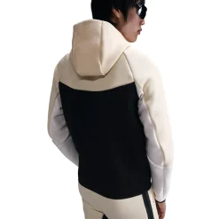 Nike Tech Fleece Sportswear Vest Beige Zwart Gebroken Wit
