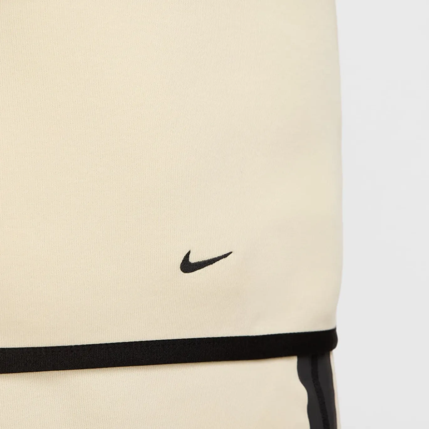 Nike Tech Fleece Sportswear Vest Gebroken Wit Zwart
