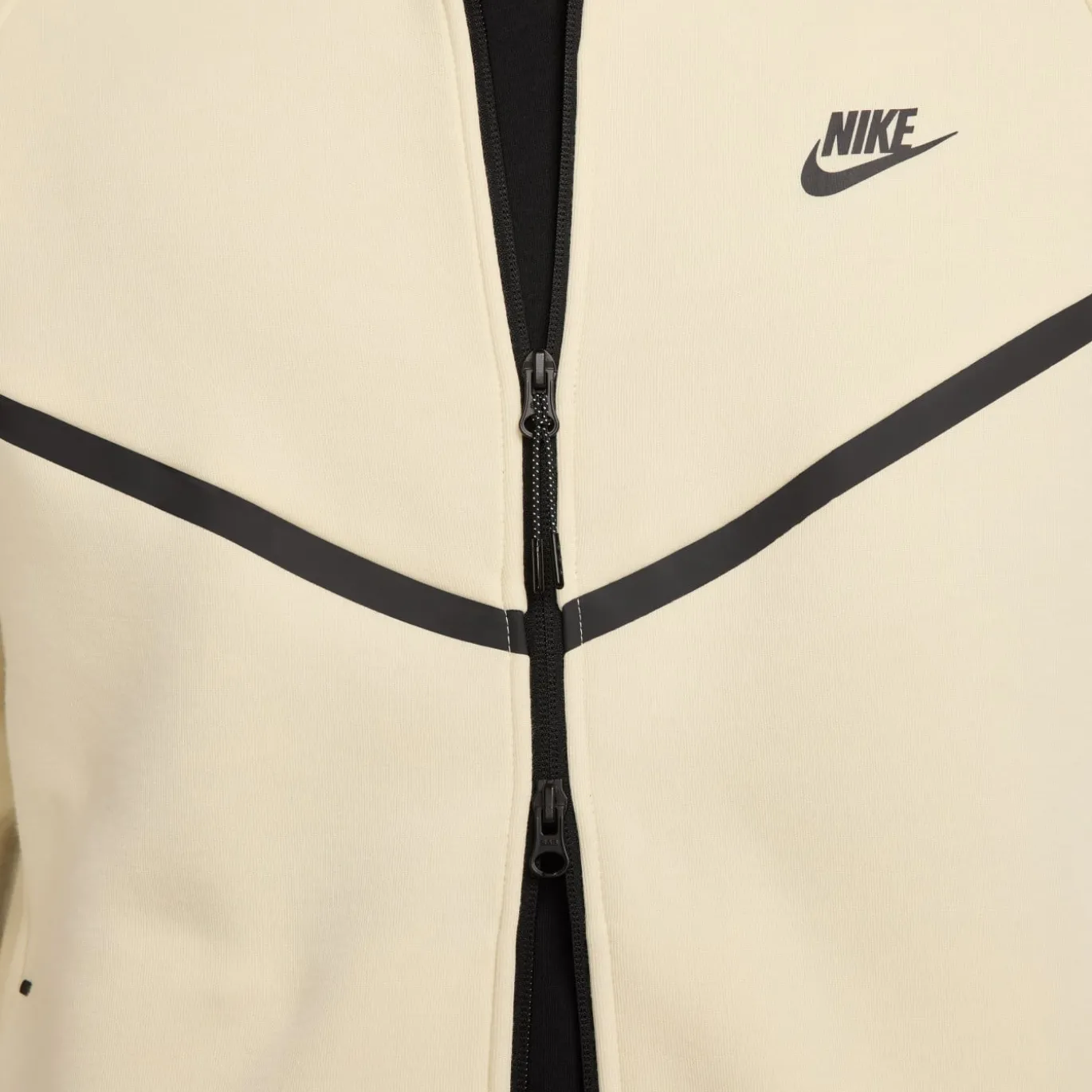 Nike Tech Fleece Sportswear Vest Gebroken Wit Zwart