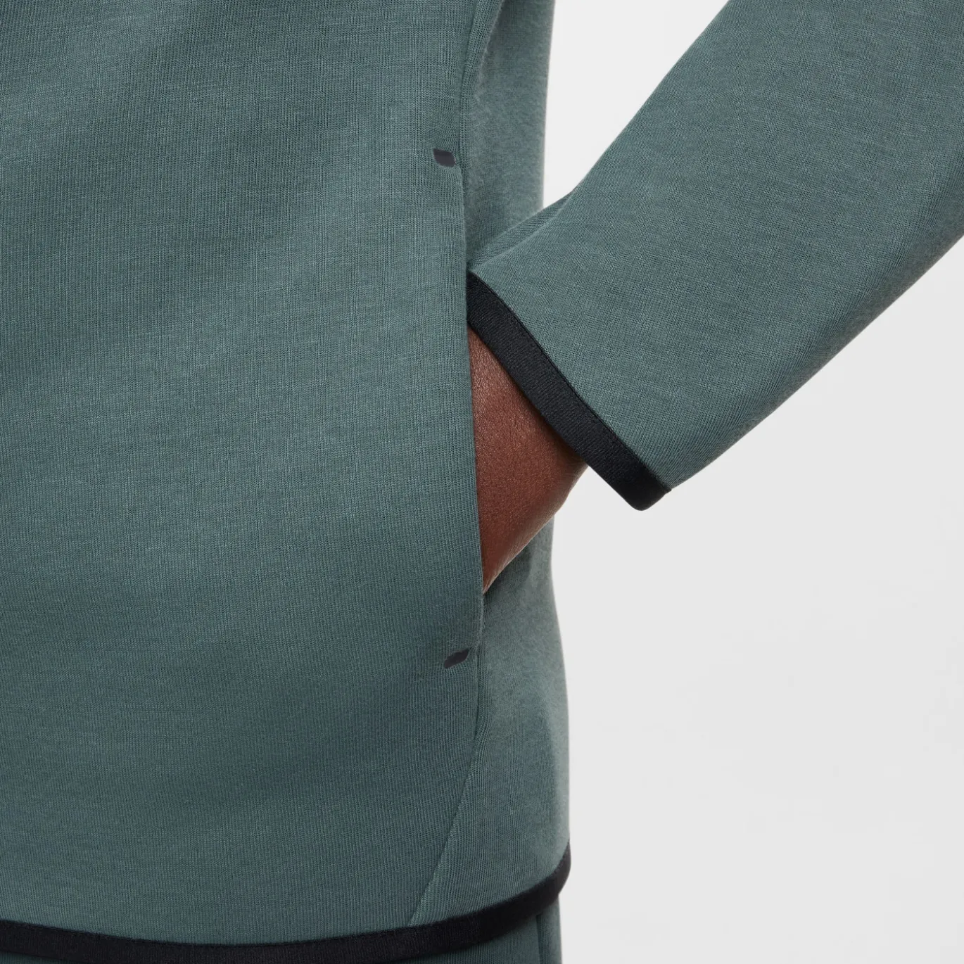 Nike Tech Fleece Sportswear Vest Kids Donkergroen Zwart