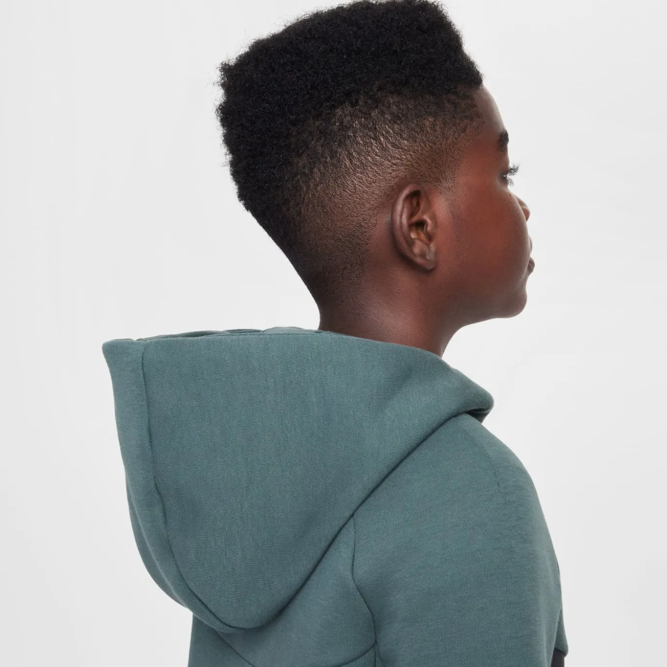 Nike Tech Fleece Sportswear Vest Kids Donkergroen Zwart