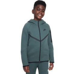 Nike Tech Fleece Sportswear Vest Kids Donkergroen Zwart