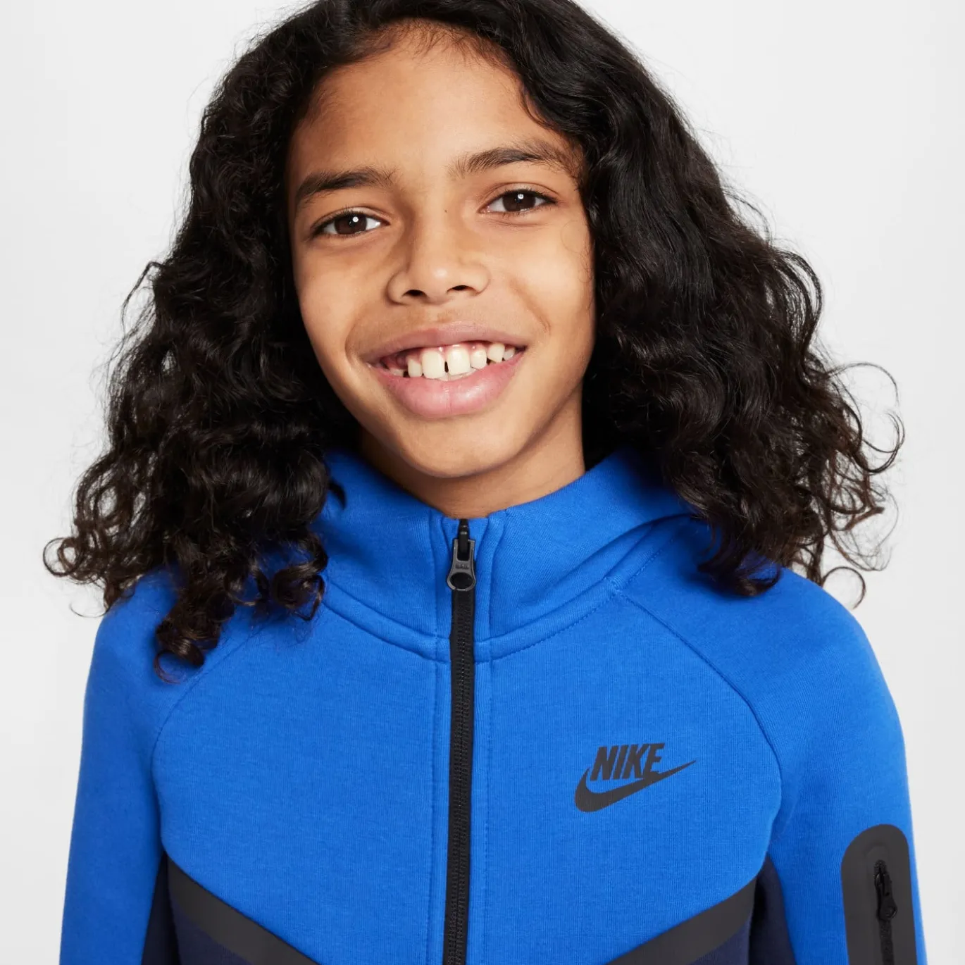 Nike Tech Fleece Sportswear Vest Kids Blauw Donkerblauw Zwart