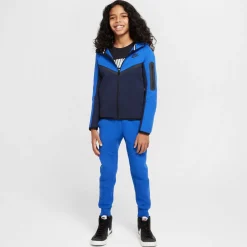 Nike Tech Fleece Sportswear Vest Kids Blauw Donkerblauw Zwart