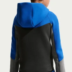 Nike Tech Fleece Sportswear Vest Kids Donkerblauw Donkergrijs Zwart