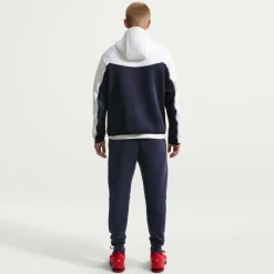 Nike Tech Fleece Sportswear Vest Wit Donkerblauw Zwart Rood