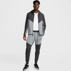 Nike Tech Fleece Sportswear Vest Donkergrijs Grijs Zwart