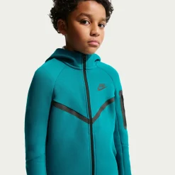 Nike Tech Fleece Sportswear Vest Kids Turquoise Zwart