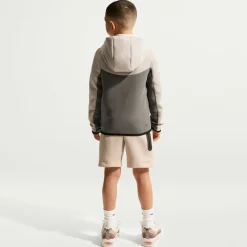 Nike Tech Fleece Sportswear Vest Kids Lichtgrijs Grijs Zwart