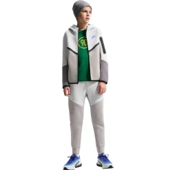 Nike Tech Fleece Sportswear Vest Kids Lichtgrijs Donkergrijs Donkerblauw