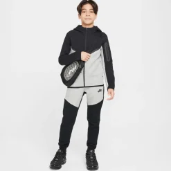 Nike Tech Fleece Sportswear Vest Kids Zwart Lichtgrijs Antraciet