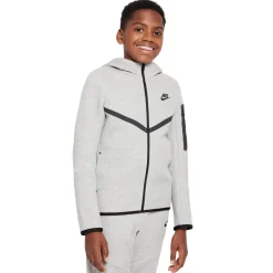 Nike Tech Fleece Sportswear Vest Kids Lichtgrijs Zwart