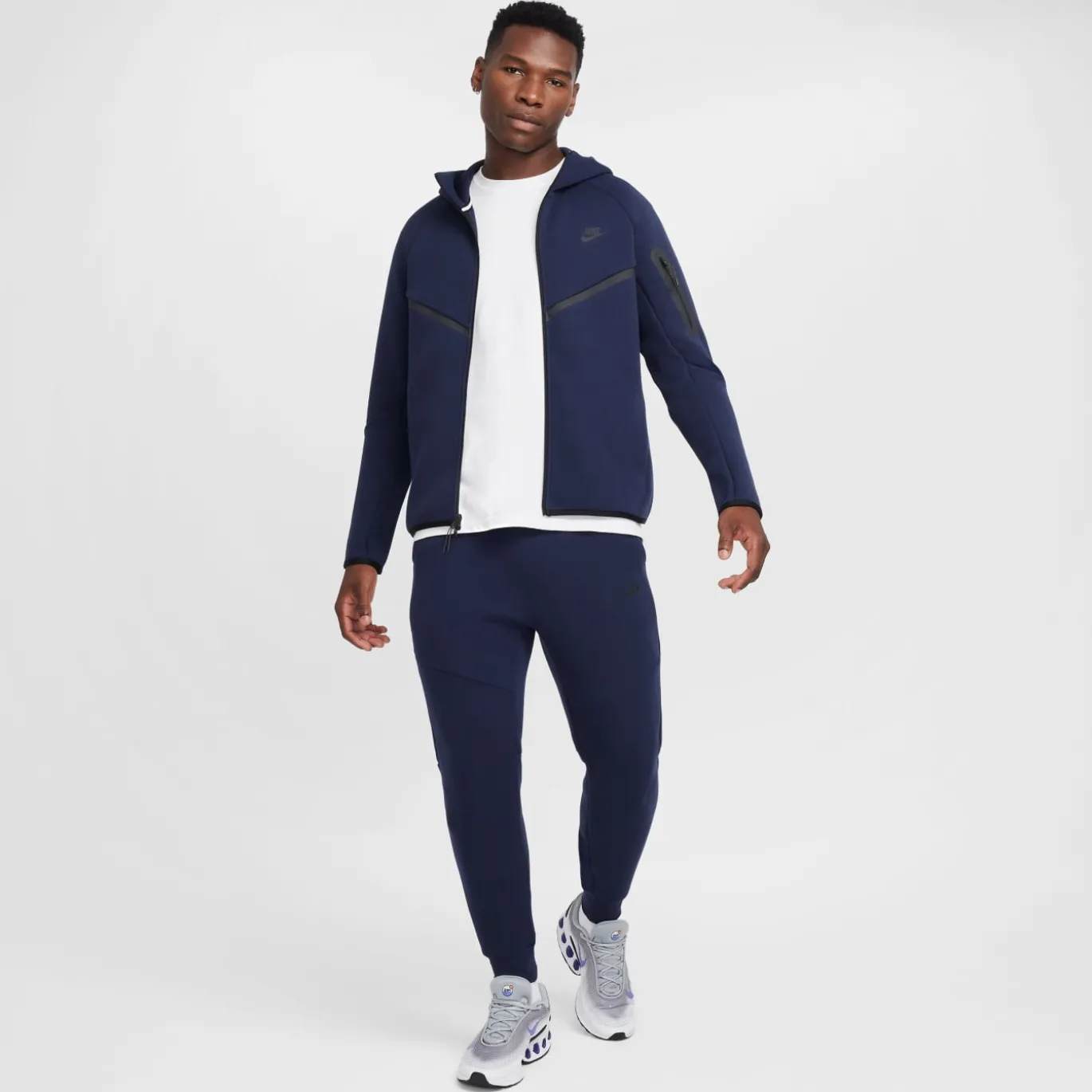 Nike Tech Fleece Sportswear Vest Donkerblauw Zwart