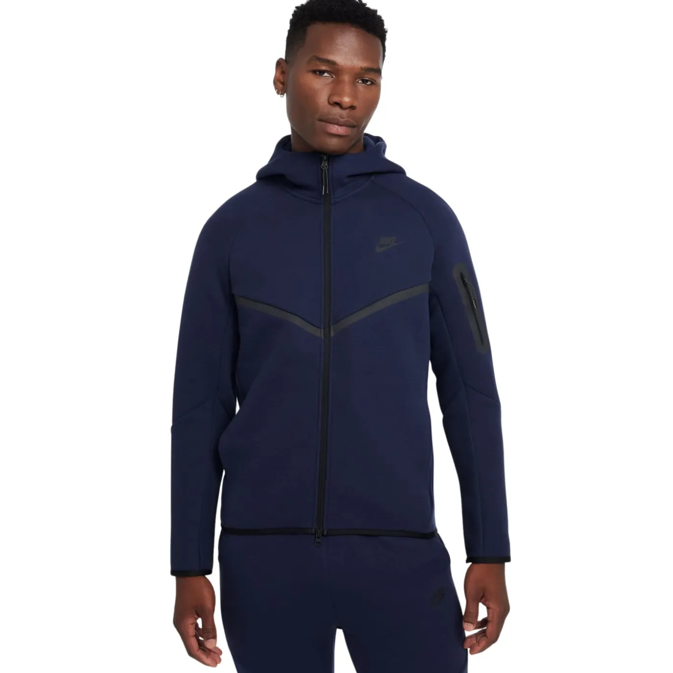 Nike Tech Fleece Sportswear Vest Donkerblauw Zwart