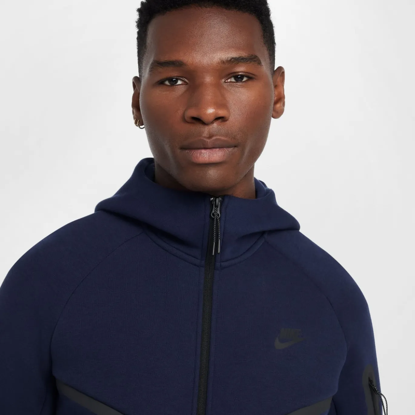 Nike Tech Fleece Sportswear Vest Donkerblauw Zwart