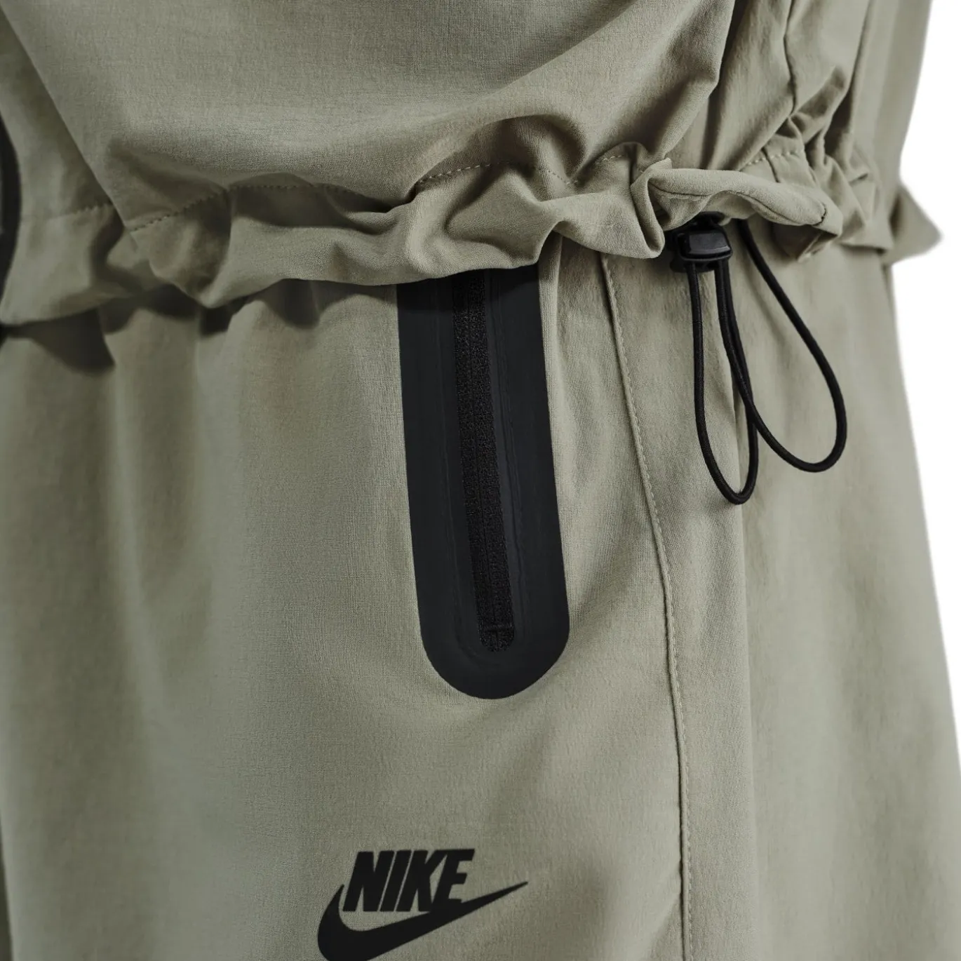 Nike Tech Sportswear Windrunner Woven Trainingspak Full-Zip Groen Olijfgroen Zwart