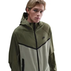Nike Tech Sportswear Windrunner Jack Groen Olijfgroen Zwart