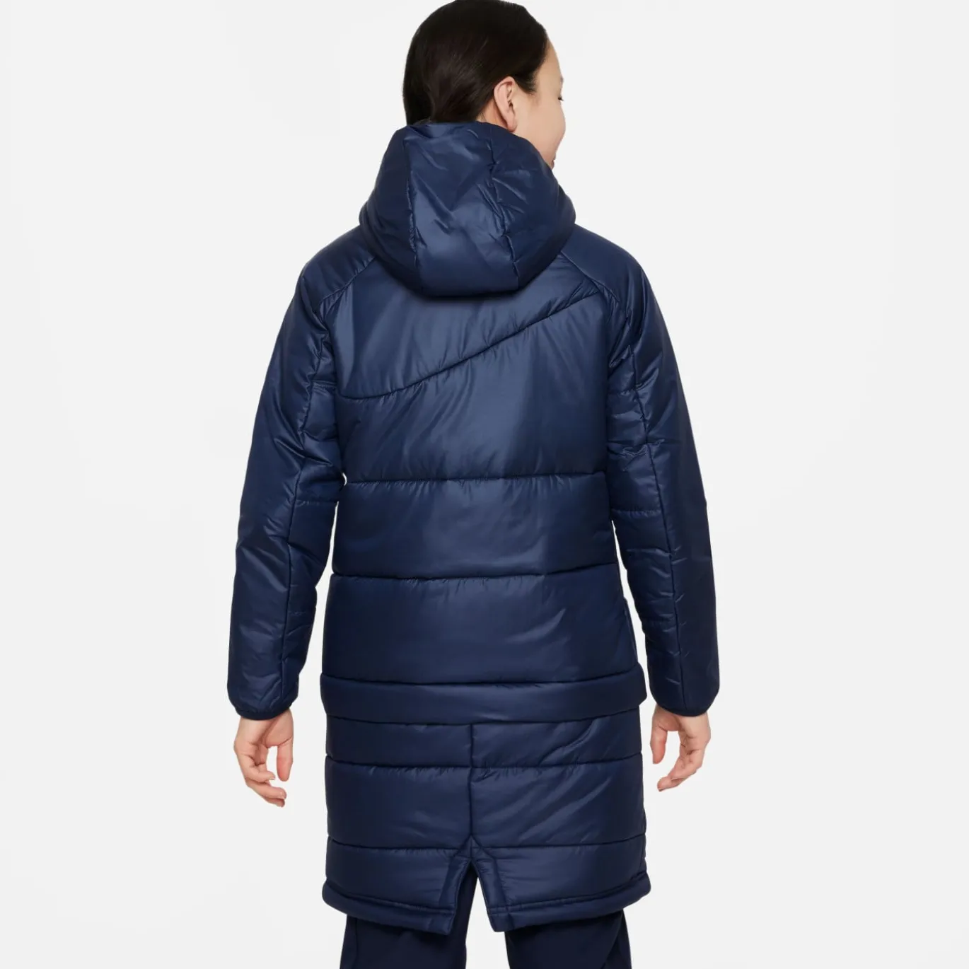 Nike Therma-FIT Academy Pro 2In1 Winterjas Kids Donkerblauw Wit