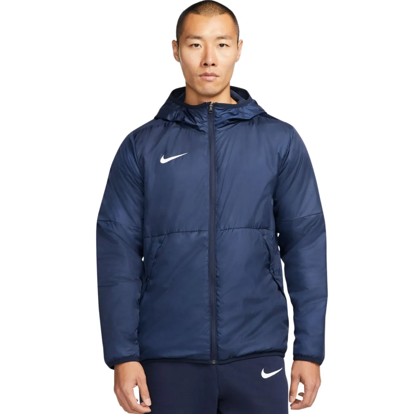 Nike Therma RPL Park 20 Jas Donkerblauw