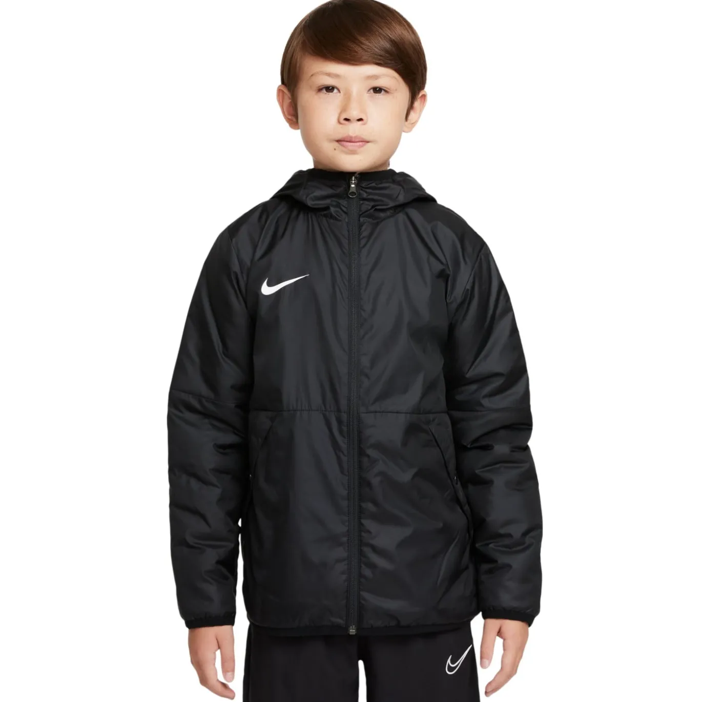 Nike Therma RPL Park 20 Jas Kids Zwart