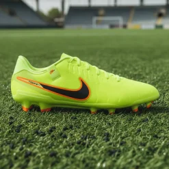 Nike Tiempo Legend 10 Academy Gras / Kunstgras Voetbalschoenen (MG) Neongeel Zwart Oranje