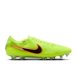 Nike Tiempo Legend 10 Elite Gras Voetbalschoenen (FG) Neongeel Zwart Oranje