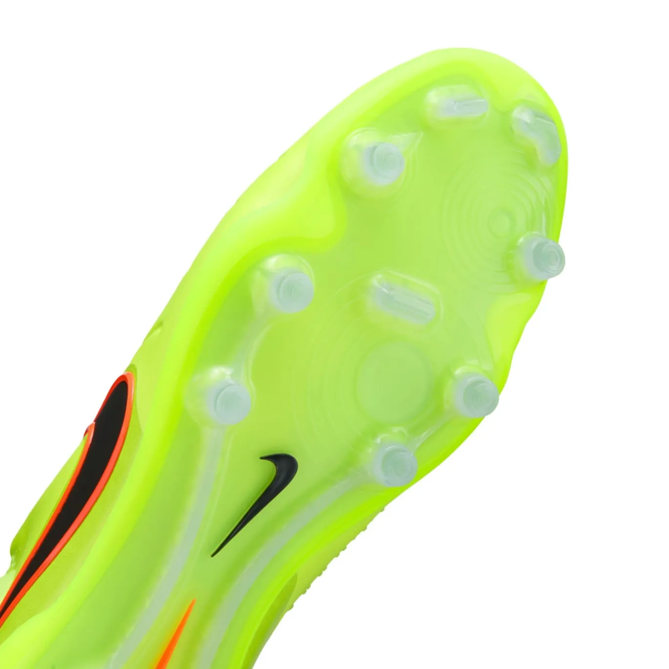Nike Tiempo Legend 10 Elite Gras Voetbalschoenen (FG) Neongeel Zwart Oranje