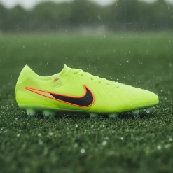 Nike Tiempo Legend 10 Elite IJzeren-Nop Voetbalschoenen (SG) Anti-Clog Neongeel Zwart Oranje