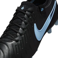 Nike Tiempo Legend 10 Elite Kunstgras Voetbalschoenen (AG) Zwart Lichtblauw