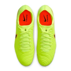 Nike Tiempo Legend 10 Pro Gras Voetbalschoenen (FG) Neongeel Zwart Oranje