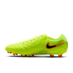 Nike Tiempo Legend 10 Pro Gras Voetbalschoenen (FG) Neongeel Zwart Oranje