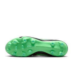 Nike Tiempo Ligera Pro Gras Voetbalschoenen (FG) Zwart Felgroen Zilvergrijs